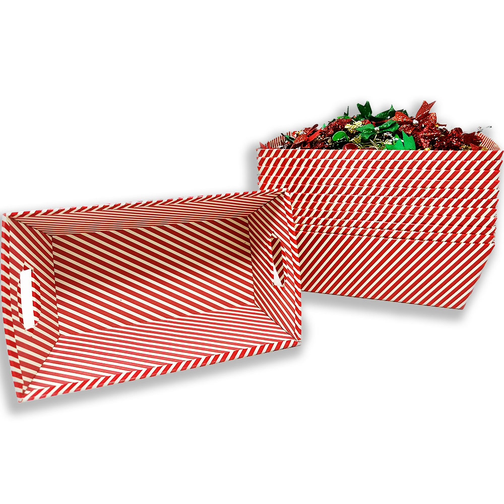 12 Pack - Holiday Gift Tray Small 9in